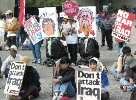 (3)Tens of thousands rally across Japan to protest war on Iraq